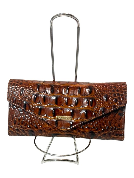 Brahmin Handbags - Croc-Embossed Brahmin Veronica Envelope Wallet.  Like New!
